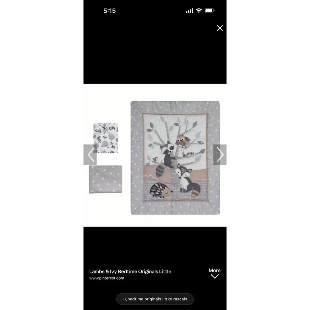 Nursery bedding & decor Gender Neutral Wildlife Woodland